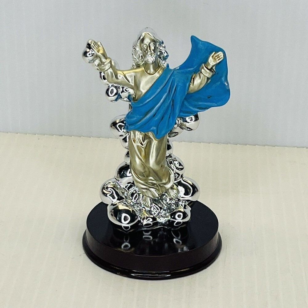 JESUS Christian Statue Paperweight FOR CHARITY Vintage Christian TBN religious